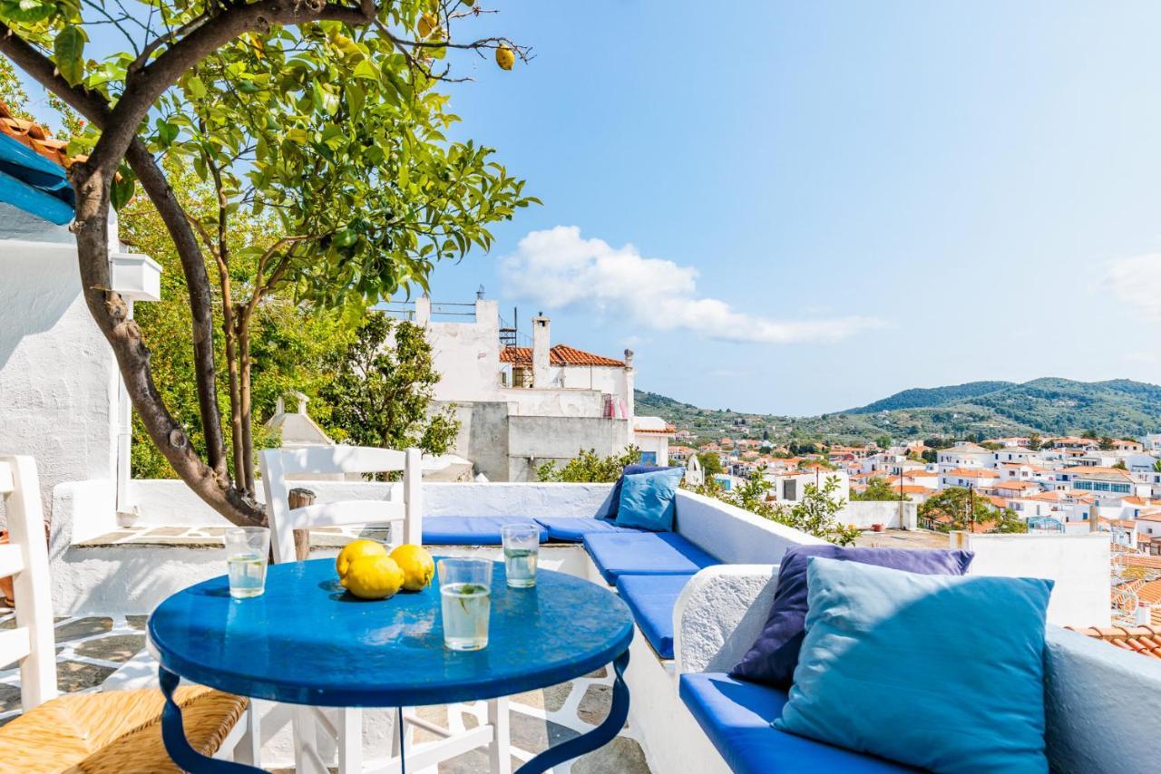 The Lemon Tree House Villa Skopelos Buitenkant foto