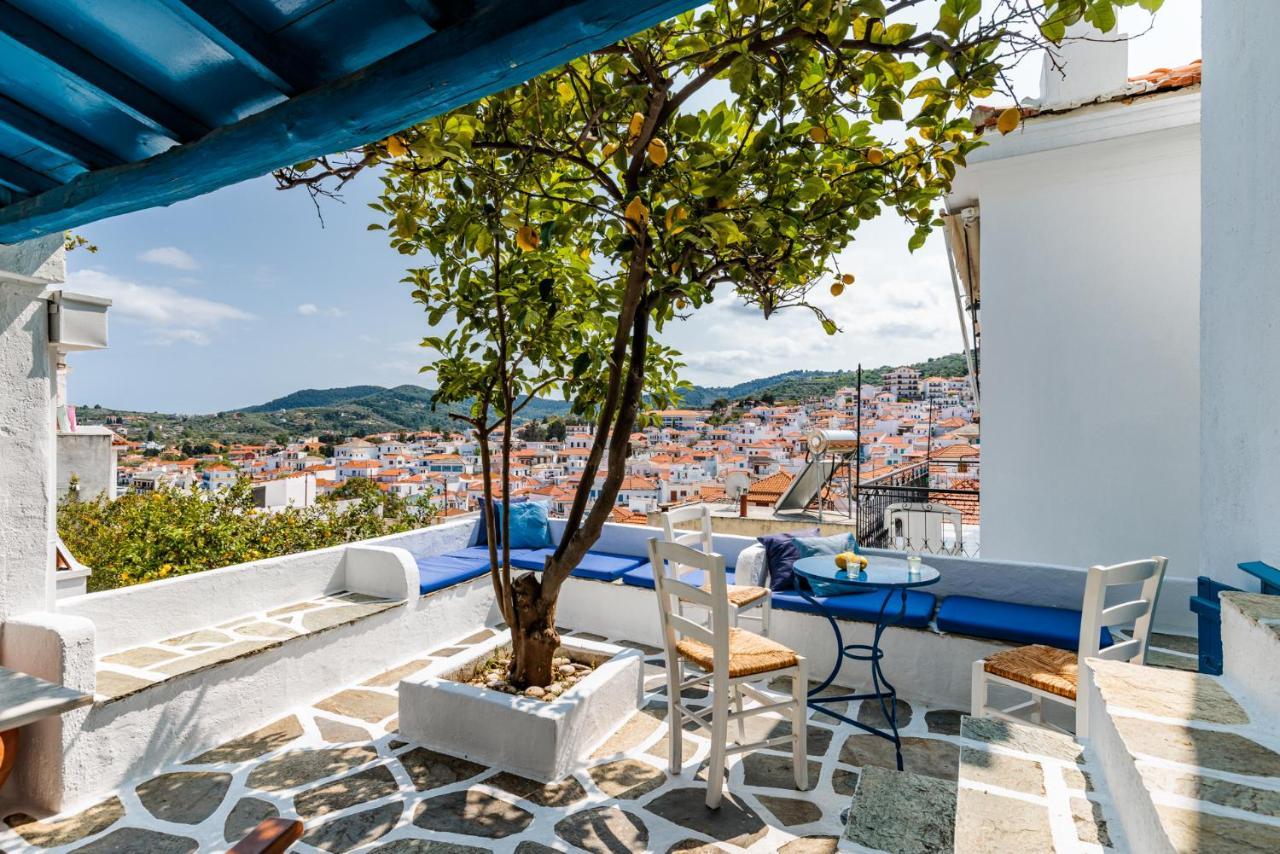 The Lemon Tree House Villa Skopelos Buitenkant foto
